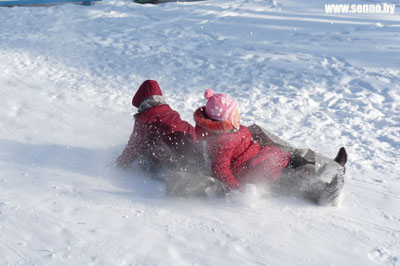 Фоторепортаж:  Зима на Сенненщине — это время активного отдыха