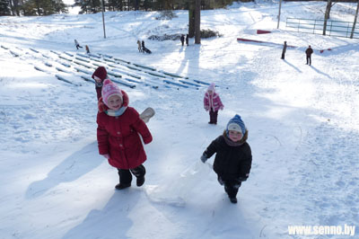 Фоторепортаж:  Зима на Сенненщине — это время активного отдыха