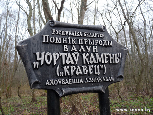 Другі па велічыні валун у Беларусі – Чортаў камень – рыхтуецца стаць турыстычным аб’ектам