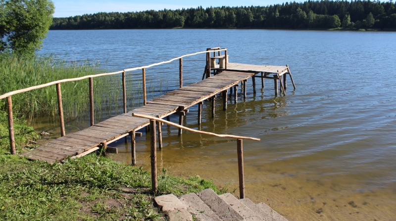 К чему приводит инициатива, или как житель Сенненского района своими силами окультурил берег Богдановского озера