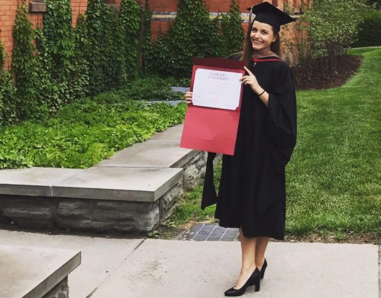 Уроженка Сенно получила диплом одного из самых престижных университетов мира  — Johnson Cornell University