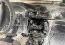 В Сенно горел автомобиль