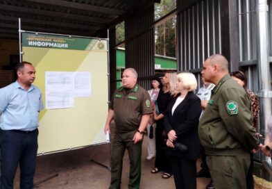 На базе Богушевского лесхоза проходит выездное заседание коллегии Витебского ГПЛХО