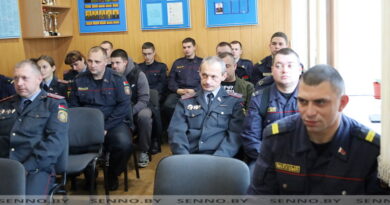 В Сенненском РОВД поздравили с Днем отца представителей сильного пола