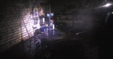В аг. Богданово Сенненского района горел гараж: уничтожен мопед