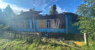На пожаре в Сенненском районе погиб мужчина