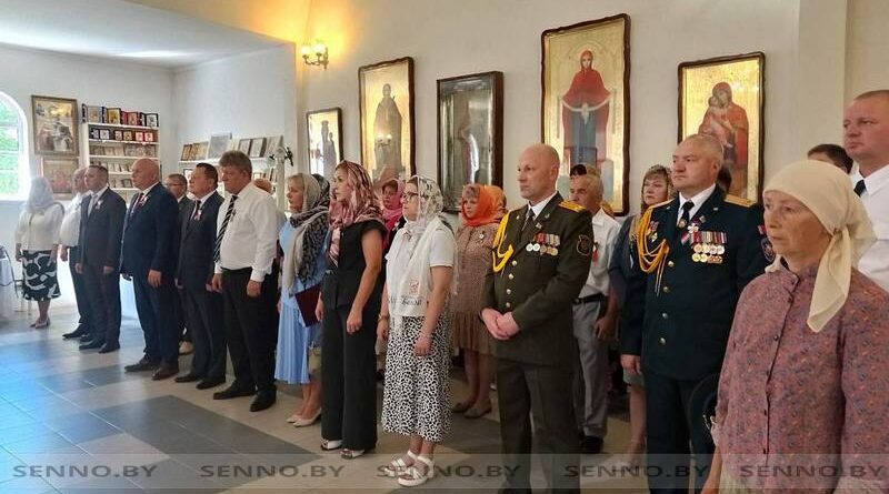 День Независимости на Сенненщине начался с утреннего богослужения