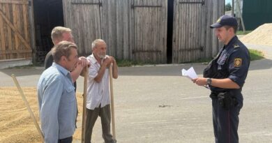 Во время уборочной кампании сенненские правоохранители привлекают незанятых в экономике лиц
